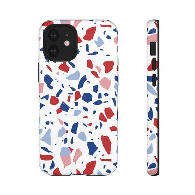 The Red & Royal Terrazzo | Phone Case