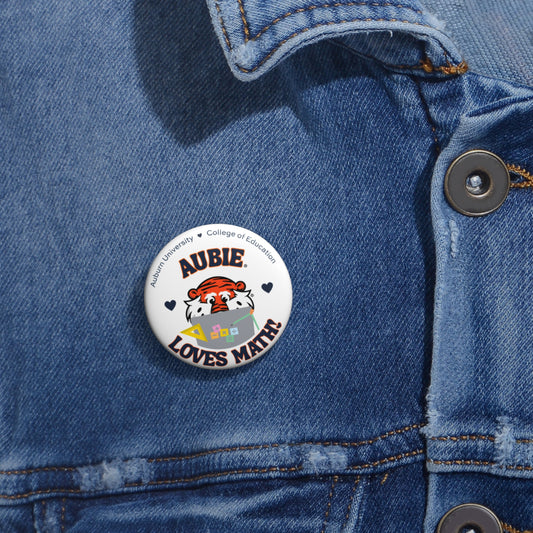 The Aubie Loves Math | Button