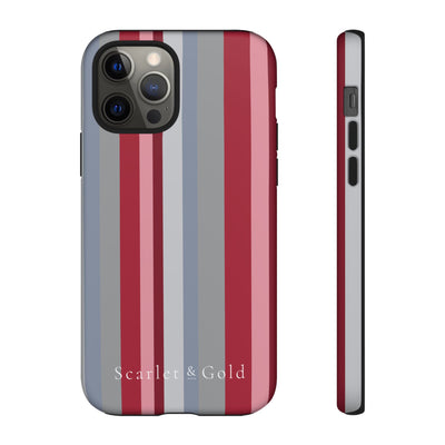 The Crimson & White Stripes | Phone Case