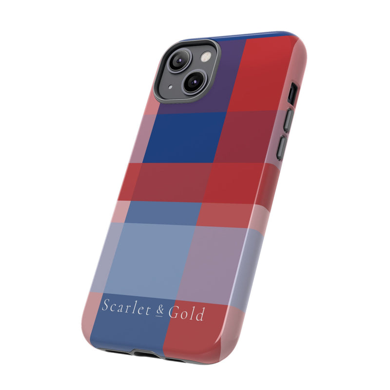 The Red & Royal Plaid | Phone Case