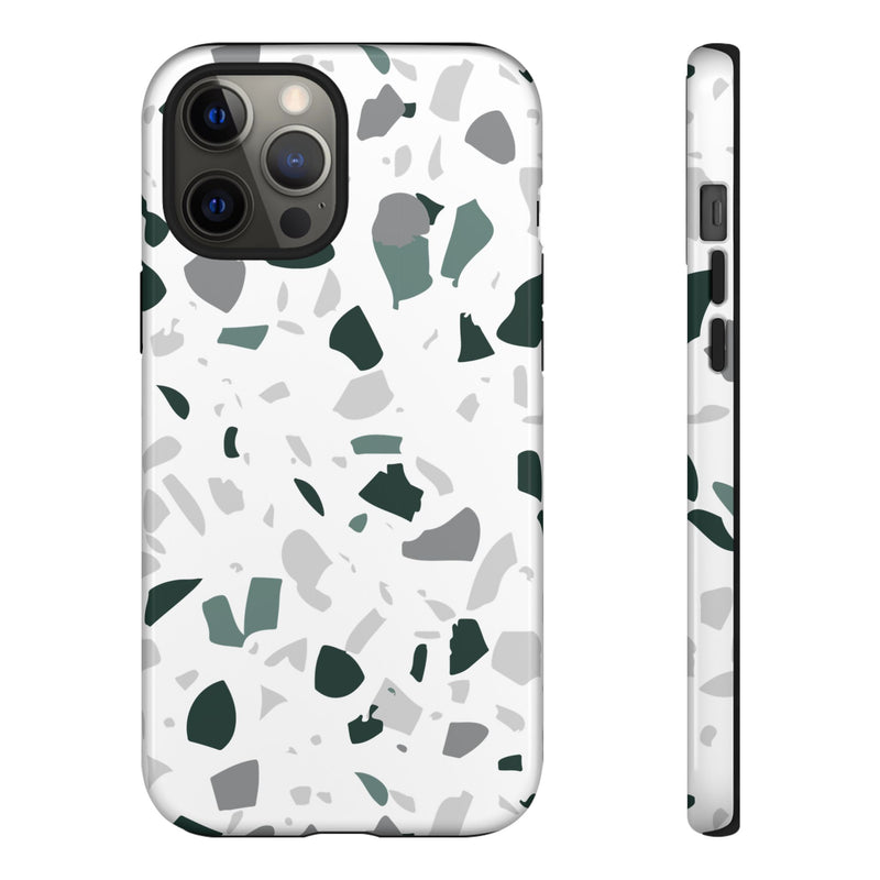 The Green & Grey Terrazzo | Phone Case