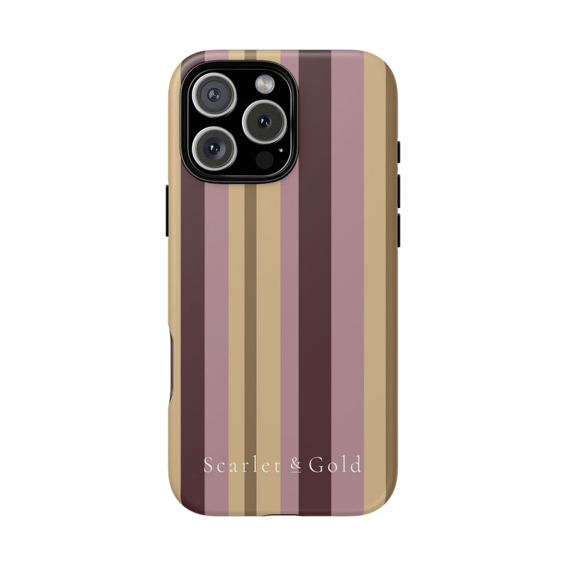 The Maroon & Gold Stripes | Phone Case