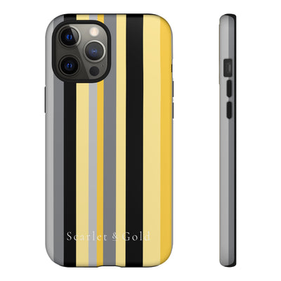 The Yellow & Black Stripes | Phone Case