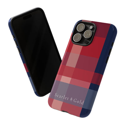 The Red & Blue Plaid | Phone Case