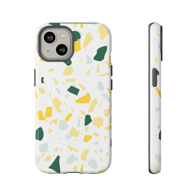 The Green & Yellow Terrazzo | Phone Case