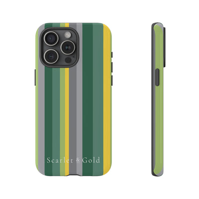 The Green & Yellow Stripes | Phone Case