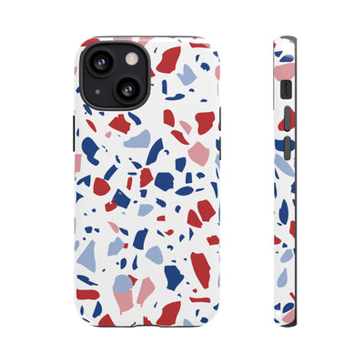 The Red & Royal Terrazzo | Phone Case