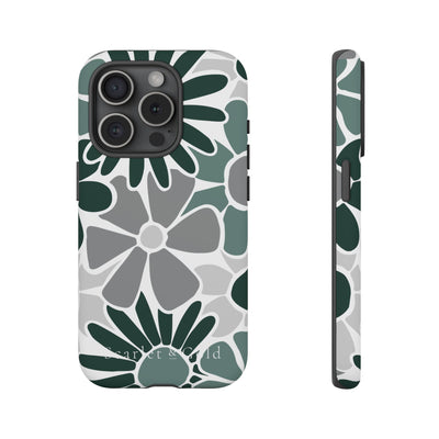 The Green & Grey Floral | Phone Case