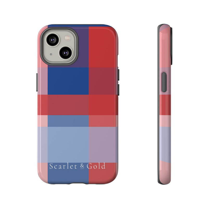 The Red & Royal Plaid | Phone Case