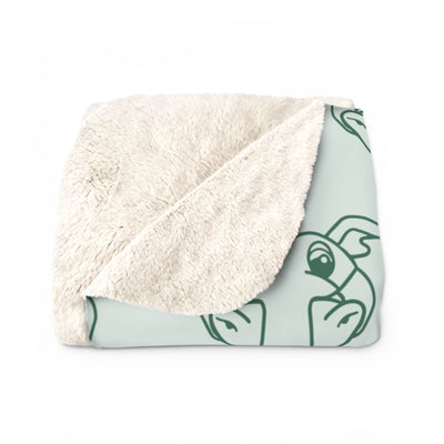 The Blaze Head Repeat | Sherpa Fleece Blanket