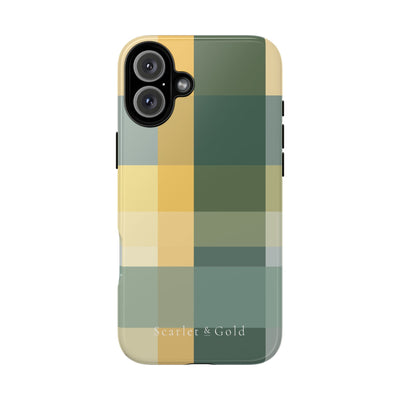 The Green & Gold Plaid | Phone Case