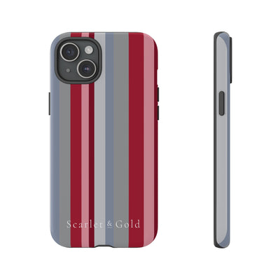 The Crimson & White Stripes | Phone Case