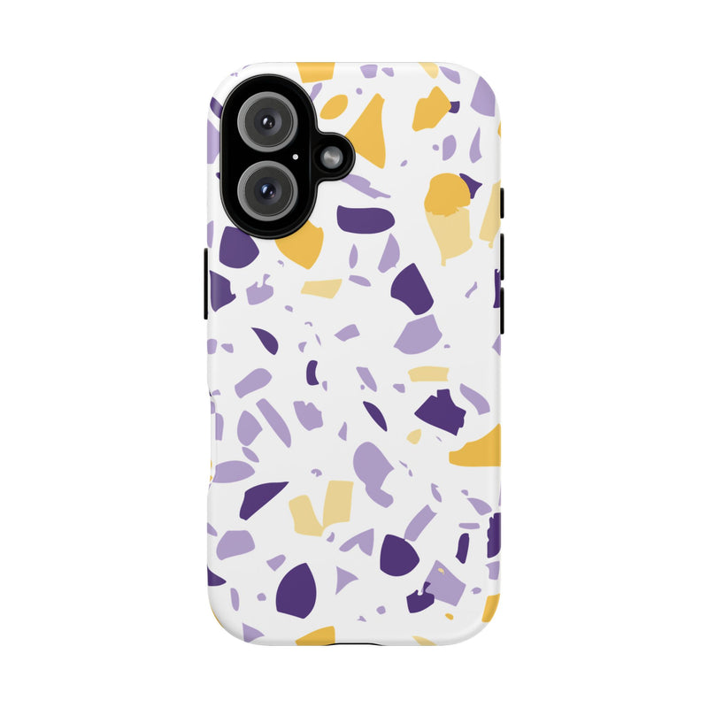 The Yellow & Purple Terrazzo | Phone Case