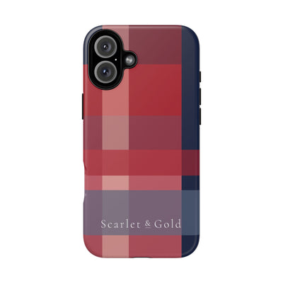 The Red & Blue Plaid | Phone Case