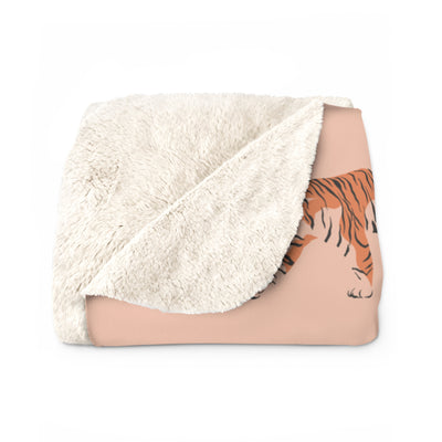 The Tiger Pattern | Sherpa Fleece Blanket