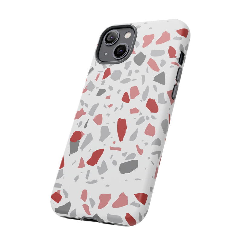 The Red & Black Terrazzo | Phone Case