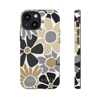 The Black & Gold Floral | Phone Case