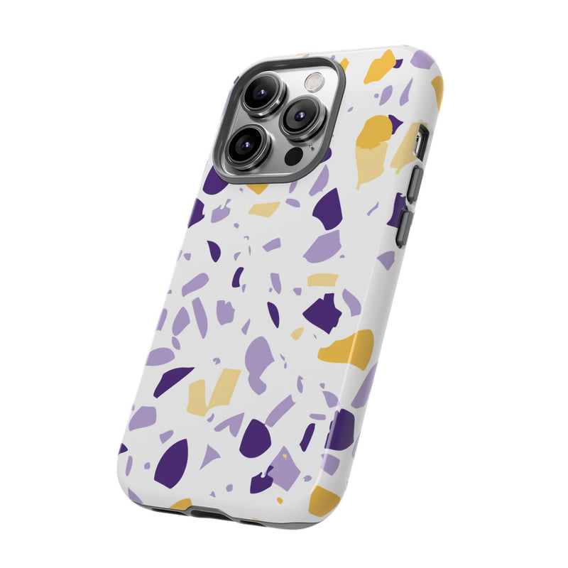 The Yellow & Purple Terrazzo | Phone Case