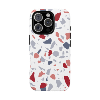 The Red & Blue Terrazzo | Phone Case