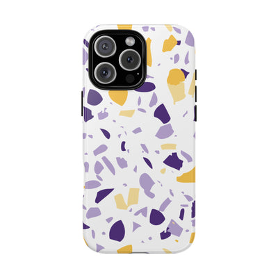 The Yellow & Purple Terrazzo | Phone Case