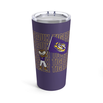 The Geaux Tigers End Zone Big Mike | Tumbler 20oz