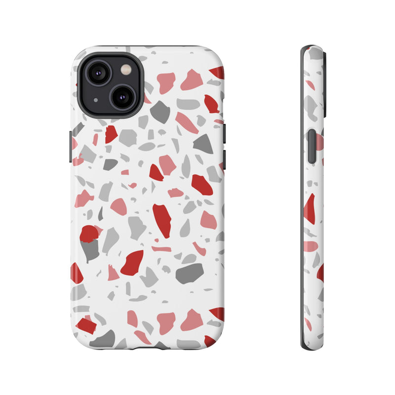 The Red & Black Terrazzo | Phone Case