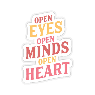 The EYES MIND HEART | Sticker