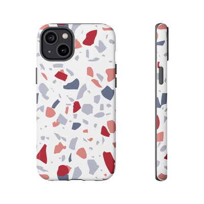 The Red & Blue Terrazzo | Phone Case