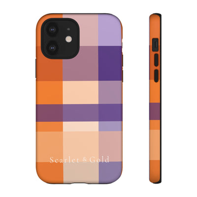 The Orange & Purple Plaid | Phone Case