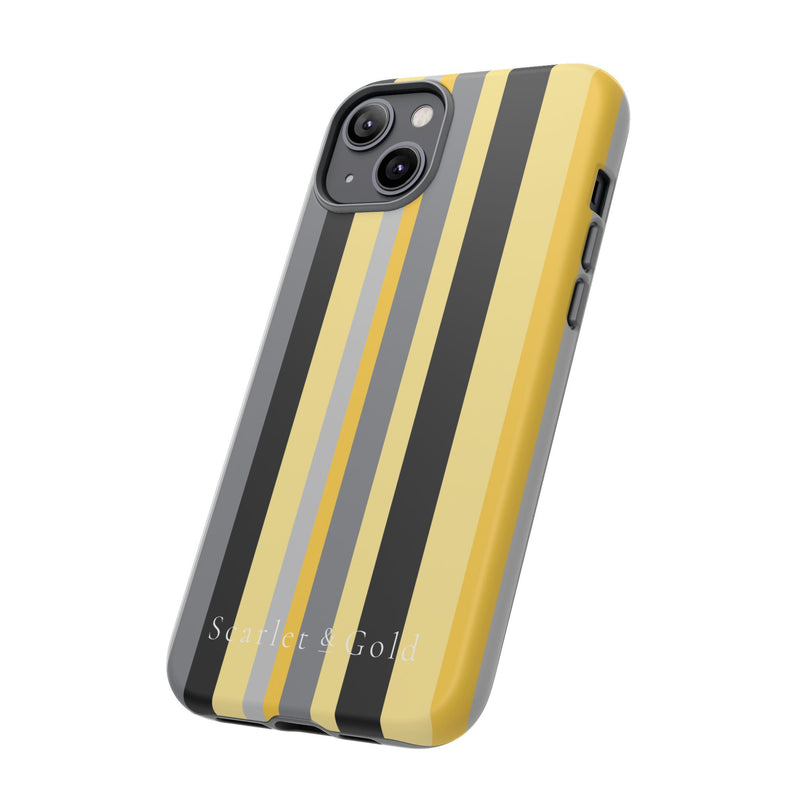 The Yellow & Black Stripes | Phone Case