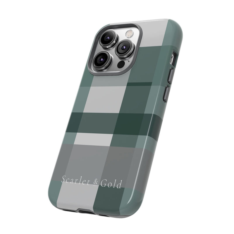 The Green & Grey Plaid | Phone Case