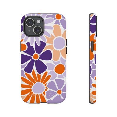 The Orange & Purple Floral | Phone Case