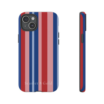 The Red & Royal Stripes | Phone Case