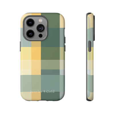 The Green & Gold Plaid | Phone Case