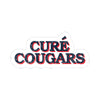The Cure' Cougars Serif | Sticker