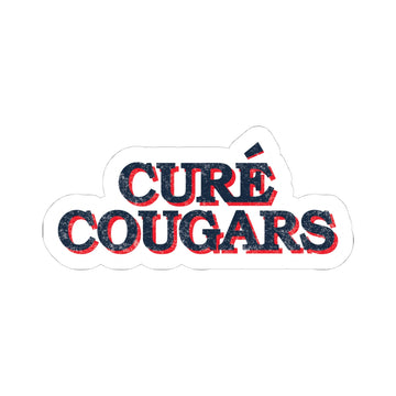 The Cure' Cougars Serif | Sticker