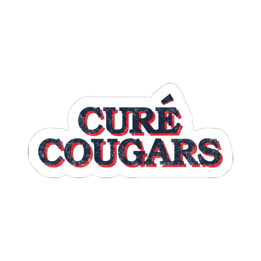 The Cure' Cougars Serif | Sticker