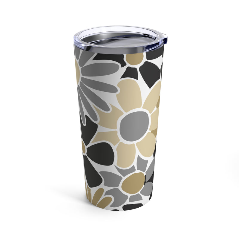 The Black and Gold Floral | Tumbler 20oz