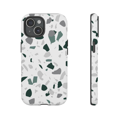 The Green & Grey Terrazzo | Phone Case