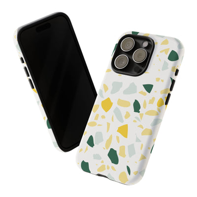 The Green & Gold Terrazzo | Phone Case