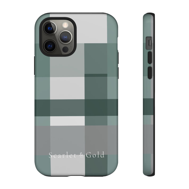 The Green & Grey Plaid | Phone Case