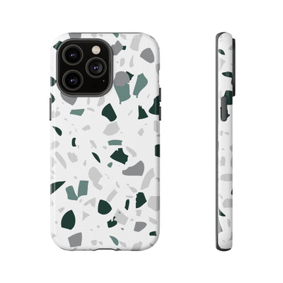 The Green & Grey Terrazzo | Phone Case