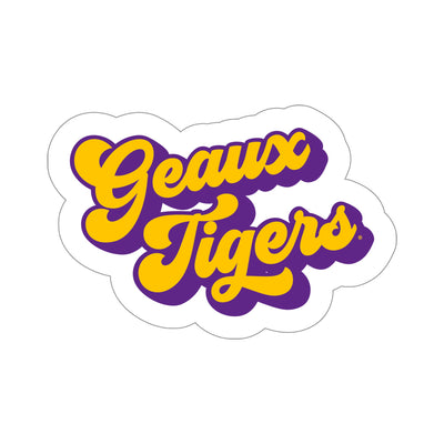 The Geaux Tigers Script | Sticker