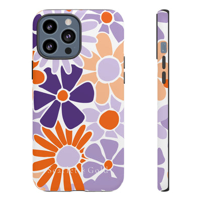 The Orange & Purple Floral | Phone Case