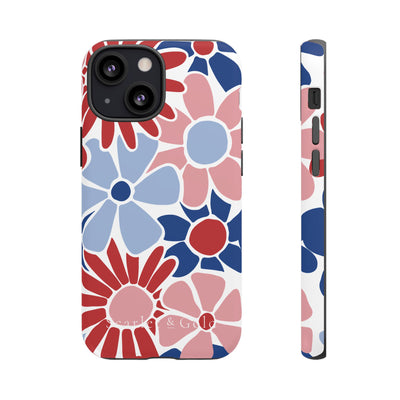 The Red & Royal Floral | Phone Case