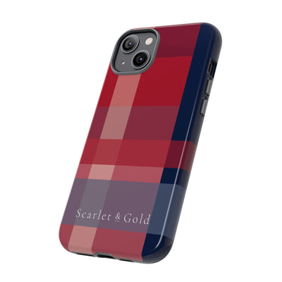 The Red & Blue Plaid | Phone Case