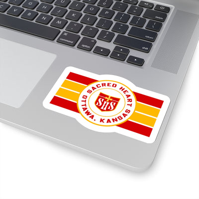 The SACRED HEART STRIPES |  Sticker