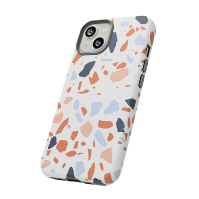 The Orange & Blue Terrazzo | Phone Case