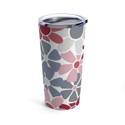 The Crimson & White Floral | Tumbler 20oz