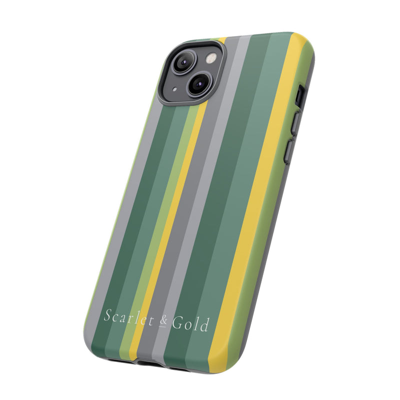 The Green & Yellow Stripes | Phone Case